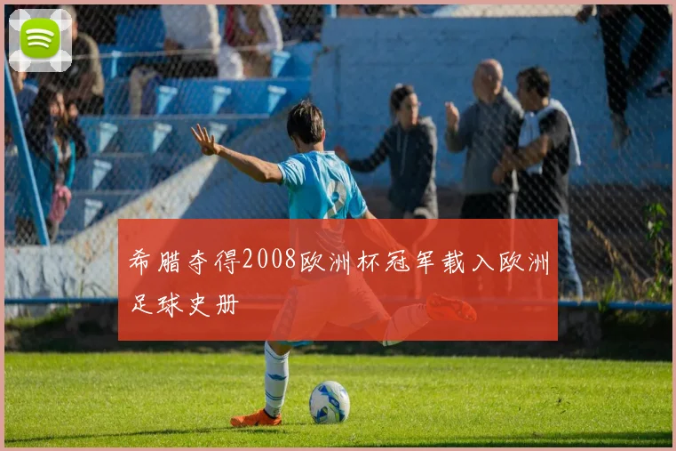 希腊夺得2008欧洲杯冠军载入欧洲足球史册